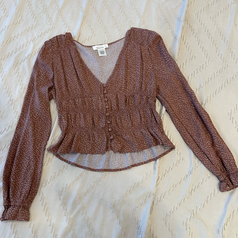Crop top blouse